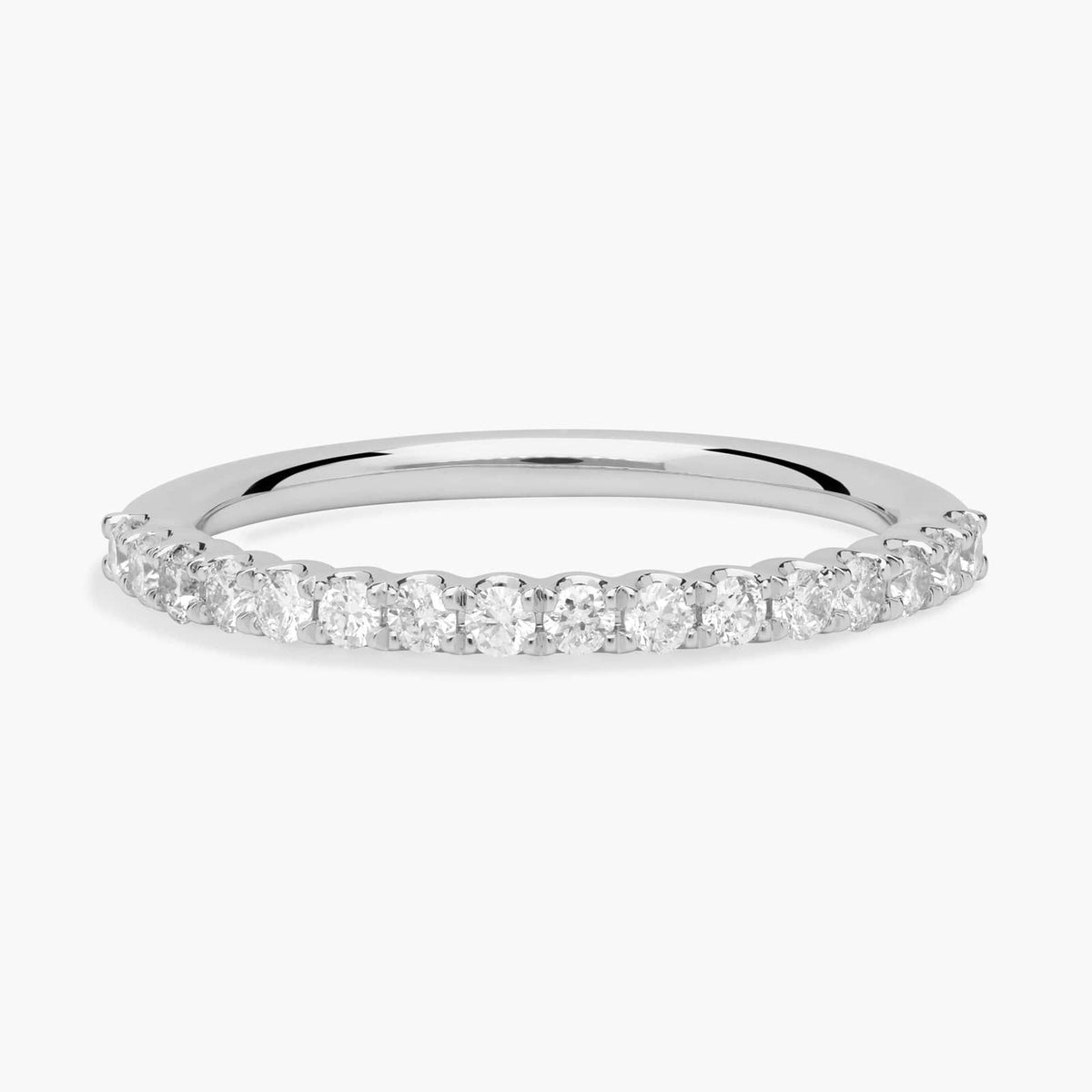 Sterling Silver (1.50mm) Round Cut Anniversary Moissanite Wedding Ring Selene (1/3 ct. tw.) Main image