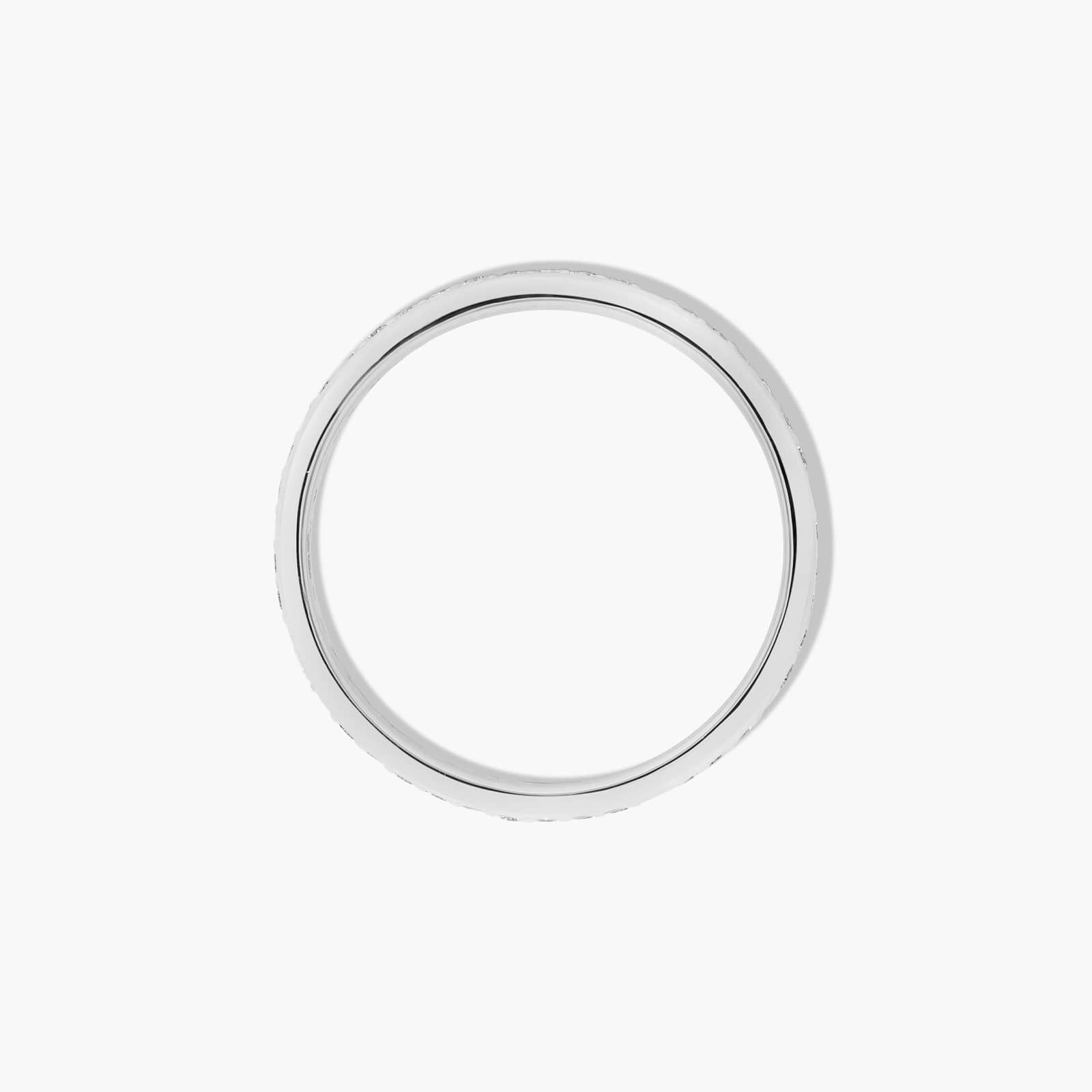 Sterling Silver (2.00mm) Round Cut Eternity Moissanite Wedding Ring Pavé Eternity (1/4 ct. tw.) Secondary image